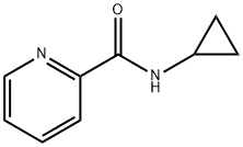 2-Pyridinecarboxamide,N-cyclopropyl-(9CI) Struktur