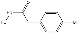 2-(4-bromophenyl)-N-hydroxyacetamide Struktur