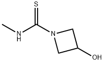 1-Azetidinecarbothioamide,3-hydroxy-N-methyl-(9CI) Struktur