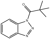 1-(2 2 2-TRIMETHYLACETYL)-1H-BENZOTRIAZ& Struktur