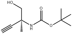 Carbamic acid, [(1S)-1-(hydroxymethyl)-1-methyl-2-propynyl]-, 1,1- Struktur