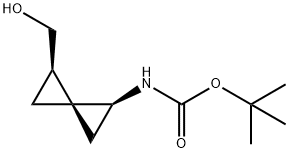 Carbamic acid, [(1S,3S,4R)-4-(hydroxymethyl)spiro[2.2]pentyl]-, 1,1- Struktur