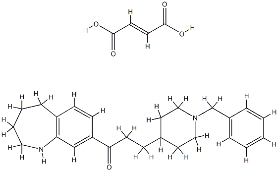 Zanapezil fumarate Struktur