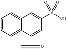 Formaldehyde-2-naphthalenesulfonic acid condensate  Struktur