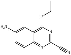 2-Quinazolinecarbonitrile,6-amino-4-ethoxy-(9CI) Struktur