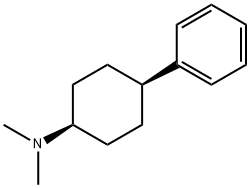 (1α,4α)-N,N-Dimethyl-4-phenylcyclohexanamine Struktur