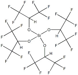 Tetrakis(1,1,1,3,3,3-hexafluoroisopropyl) Orthosilicate Struktur