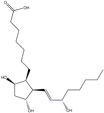 8-iso Prostaglandin F1β Struktur