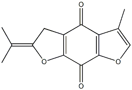 Dihydrocyperaquinone Struktur