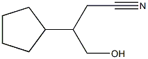 Cyclopentanepropanenitrile, -ba--(hydroxymethyl)- (9CI) Struktur