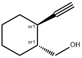 Cyclohexanemethanol, 2-ethynyl-, (1R,2R)-rel- (9CI) Struktur