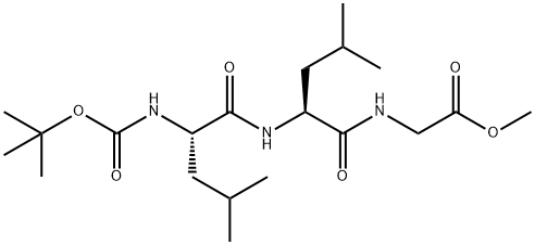 Boc-L-Leu-L-Leu-Gly-OMe Struktur