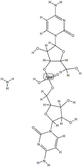 CYTIDYLYL(3'-5')CYTIDINE AMMONIUM Struktur