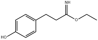 ethyl 3-(4-hydroxyphenyl)propanimidoate Struktur