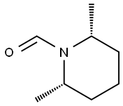 1-Piperidinecarboxaldehyde, 2,6-dimethyl-, (2R,6S)-rel- (9CI) Struktur