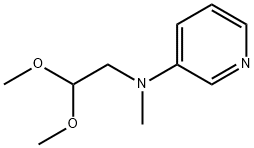 3-Pyridinamine,N-(2,2-dimethoxyethyl)-N-methyl-(9CI) Struktur