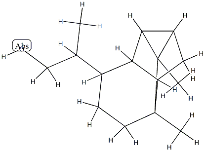 Octahydro-β,1,7a-trimethyl-1,2,4-metheno-1H-indene-5-ethanol Struktur