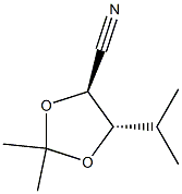 threo-Pentononitrile, 4,5-dideoxy-4-methyl-2,3-O-(1-methylethylidene)- (9CI) Struktur