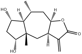 2-Deacetyl-6-deoxychamissonolide Struktur