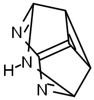 2,3-Imino-1,4-diazacyclopropa[cd]pentalene(9CI) Struktur