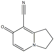 8-Indolizinecarbonitrile,1,2,3,7-tetrahydro-7-oxo-(9CI) Struktur