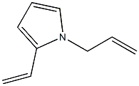 1H-Pyrrole,2-ethenyl-1-(2-propenyl)-(9CI) Struktur