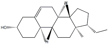 Pregn-5-en-3-ol,(3)-(9CI) Struktur