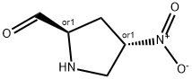 2-Pyrrolidinecarboxaldehyde, 4-nitro-, (2R,4S)-rel- (9CI) Struktur