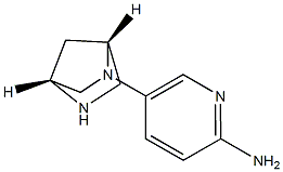 2-Pyridinamine,5-(1R,4R)-2,5-diazabicyclo[2.2.1]hept-2-yl-(9CI) Struktur