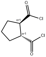 1,2-Cyclopentanedicarbonyldichloride,(1R,2R)-rel-(9CI) Struktur