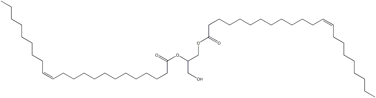 bis[(Z)-docos-13-enoic] acid, diester with glycerol Struktur