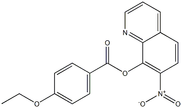 7-Nitro-8-quinolinyl=p-ethoxybenzoate Struktur