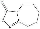 3H-Cyclohept[c]isoxazol-3-one,3a,4,5,6,7,8-hexahydro-(8CI,9CI) Struktur