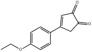 3-Cyclopentene-1,2-dione,4-(4-ethoxyphenyl)-(9CI) Struktur