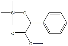 α-(Trimethylsiloxy)benzeneacetic acid methyl ester Struktur