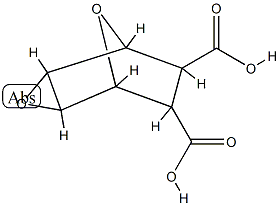 3,8-Dioxatricyclo[3.2.1.02,4]octane-6,7-dicarboxylicacid(6CI,8CI,9CI) Struktur