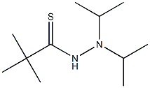 2,2-Dimethylthiopropionic acid N',N'-diisopropyl hydrazide Struktur