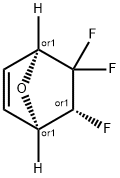 7-Oxabicyclo[2.2.1]hept-2-ene,5,5,6-trifluoro-,(1R,4S,6R)-rel-(9CI) Struktur