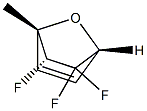 7-Oxabicyclo[2.2.1]hept-2-ene,5,5,6-trifluoro-1-methyl-,(1R,4S,6S)-rel-(9CI) Struktur