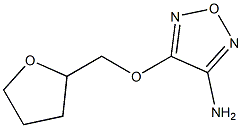 1,2,5-Oxadiazol-3-amine,4-[(tetrahydro-2-furanyl)methoxy]-(9CI) Struktur