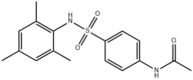 N-{4-[(mesitylamino)sulfonyl]phenyl}acetamide Struktur