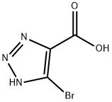 5-Bromo-1H-1,2,3-triazole-4-carboxylic acid Struktur