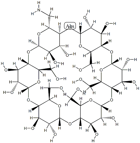 6-AMINO-6-DEOXY A-CYCLODEXTRIN Struktur