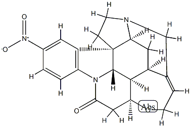 2-Nitrostrychnidin-10-one Struktur