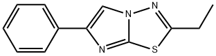 2-ethyl-6-phenylimidazo[2,1-b][1,3,4]thiadiazole Struktur