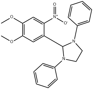 4-(1,3-diphenyl-2-imidazolidinyl)-2-methoxy-5-nitrophenyl methyl ether Struktur