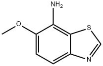 7-Benzothiazolamine,6-methoxy-(9CI) Struktur