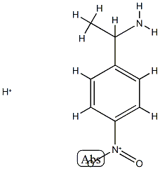 Benzenemethanamine,  -alpha--methyl-4-nitro-,  conjugate  monoacid  (9CI) Struktur