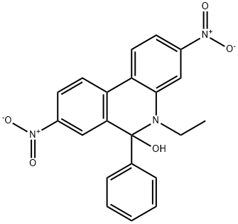 5-ETHYL-5 6-DIHYDRO-3 8-DINITRO-6-PHENY& Struktur