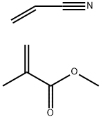 METHYL METHACRYLATE/ACRYLONITRILE COPOLYMER Struktur